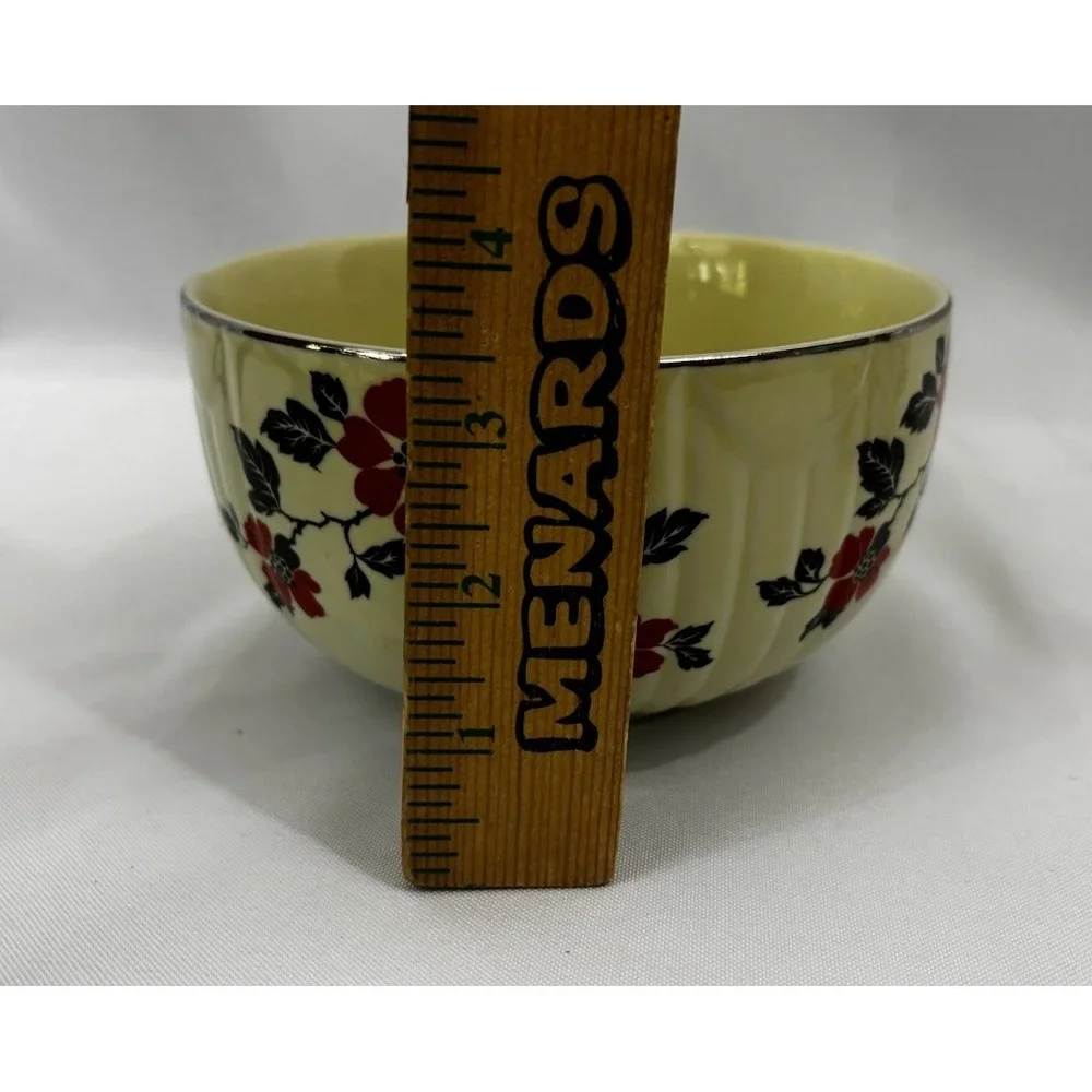 🌺Set Of 2 Vintage Hall's Superior Quality Kitchenware Red Poppy Mixing Bowl‎ 6
